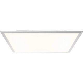 Brilliant LED Smart Aufbau Panel Flat Wiz Alu/Weiß 60x60cm 42W 3310lm CCT 2700K-6200K Dimmbar App Google Alexa