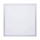 Brilliant LED Smart Aufbau Panel Flat Wiz Alu/Weiß 60x60cm 42W 3310lm CCT 2700K-6200K Dimmbar App Google Alexa