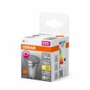 Osram LED PAR16 Glas Reflektor 4,5W = 50W GU10 350lm Warmweiß 2700K Ra>90 DIMMBAR