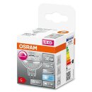 Osram LED MR16 Glas Reflektor 4,9W = 35W GU5.3 12V 350lm neutralweiß 4000K 36° DIMMBAR