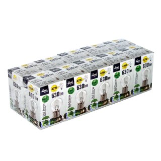 10 x Leuci Eco Halogen Tropfen Glühbirne 42W = 60W / 55W E27 Kugel warmweiß dimmbar