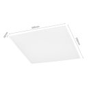 Spectrum LED Panel Algine Backlight Weiß eckig 60x60cm 40W 5500lm Neutralweiß 4000K 120° mit Netzteil