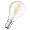 Osram LED Filament Leuchtmittel Tropfen 4W = 40W B15d klar 470lm warmweiß 2700K 300°