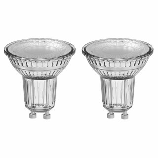 2 x Osram LED Leuchtmittel Glas Reflektor PAR16 4,5W = 50W GU10 350lm warmweiß 2700K 36° DIMMBAR