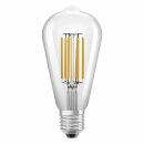 Osram LED Filament ST64 Edison 3,8W = 60W E27 klar 806lm Warmweiß 3000K ultra effizient