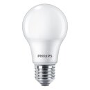 4 x Philips LED Leuchtmittel Birne A60 8W = 60W E27 matt...