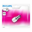 Philips Glühlampe Backofenlampe Röhre 15W E14...