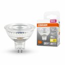 Osram LED Leuchtmittel Glas Reflektor MR16 3,8W = 35W GU5,3 12V 345lm warmweiß 2700K 36°