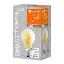 Ledvance LED Smart+ Filament A60 Birne 6W = 53W E27 Gold 680lm extra warmweiß 2400K Dimmbar App Google Alexa WiFi