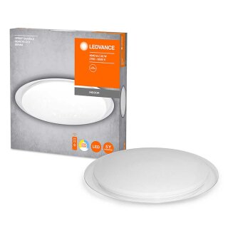 Ledvance LED Deckenleuchte Orbis Sparkle Weiß Ø56cm 38W 4640lm 2800K-6000K Dimmbar Fernbedienung