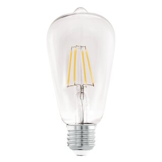 Eglo LED Filament ST64 Edison 7W = 60W E27 klar 806lm warmweiß 2700K