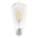 Eglo LED Filament ST64 Edison 7W = 60W E27 klar 806lm...