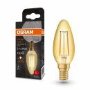 Osram LED Filament Leuchtmittel Kerze Vintage 1906 1,5W =...
