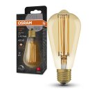 Osram LED Filament ST64 Edison 5,5W = 40W E27 Gold 470lm Extra Warmweiß 2200K DIMMBAR