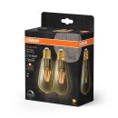 2 x Osram LED Filament ST64 Edison 6,5W = 55W E27 Gold 725lm Extra Warmweiß 2400K DIMMBAR