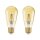 2 x Osram LED Filament ST64 Edison 6,5W = 55W E27 Gold 725lm Extra Warmweiß 2400K DIMMBAR