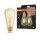 2 x Osram LED Filament ST64 Edison 6,5W = 55W E27 Gold 725lm Extra Warmweiß 2400K DIMMBAR