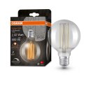 Osram LED Filament G95 Globe 11W = 42W E27 klar 500lm Extra Warmweiß 1800K DIMMBAR