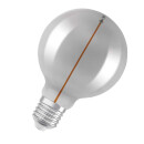 Osram LED Filament Magnetic G95 Globe 2,2W = 6W E27 Rauchglas 60lm Extra Warmweiß 1800K