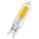 Osram LED Leuchtmittel Stiftsockel 1,8W = 20W G9 klar 200lm warmweiß 2700K 320°