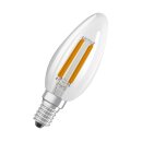 Osram LED Filament Kerze 2,5W = 40W E14 klar 470lm Warmweiß 2700K ultra effizient