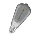 Osram LED Filament ST64 Edison 3,4W = 10W E27 Rauchglas Extra Warmweiß 1800K