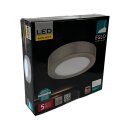 Eglo LED Deckenleuchte Aufbaupanel Fueva 1 Silber Rund...