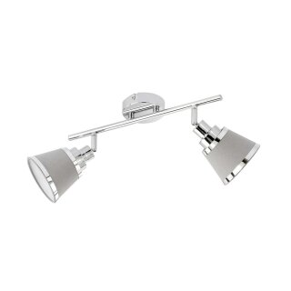 Action Wandlampe Deckenstrahler Zoon Chrom max. 2 x 28W E14 ohne Leuchtmittel schwenkbar