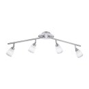 Just Light LED Deckenleuchte Silber 4 x 3W G9 980lm...