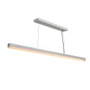 Nordlux LED Pendelleuchte Skylar Aluminium 115cm 25W 2600lm warmweiß 3000K 3-Stufen-Dimmbar