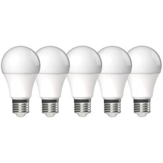 5 x LED´s light Basic LED Leuchtmittel Birne 8,5W = 60W E27 matt 806lm warmweiß 2700K 150°
