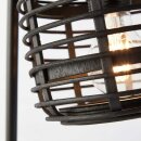 Brilliant Tischleuchte Crosstown Rattan schwarz max. 40W...