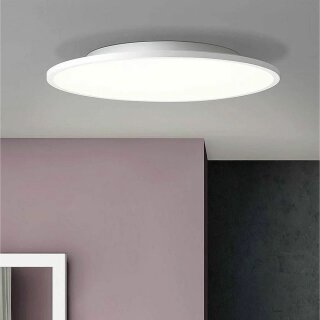 Brilliant LED Aufbaupanel Deckenleuchte Buffi Weiß Ø45cm 32W 3200lm Neutralweiß 4000K