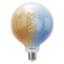 Ledvance Smart+ LED Filament G125 Globe 8W = 60W E27 klar 806lm TW 2700-6500K Dimmbar App Google Alexa WiFi