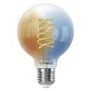 Ledvance Smart+ LED Spiral Filament G80 Globe 8W E27 klar 806lm TW CCT 2700 - 6500K Dimmbar App Google Alexa WiFi