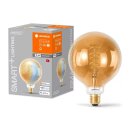 Ledvance Smart + LED Spiral Filament G125 Globe 8W E27 gold TW CCT 2200 - 5000K Dimmbar App Google Alexa WiFi