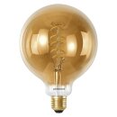 Ledvance Smart + LED Spiral Filament G125 Globe 8W E27 gold TW CCT 2200 - 5000K Dimmbar App Google Alexa WiFi