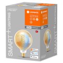 Ledvance Smart + LED Spiral Filament G125 Globe 8W E27 gold TW CCT 2200 - 5000K Dimmbar App Google Alexa WiFi