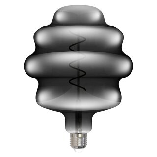 Casaya LED Spiral Filament Vintage 4,5W E27 Rauchglas 100lm extra warmweiß 1800K