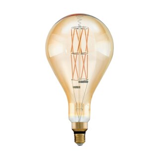 Eglo LED Filament A160 Birnenform 8W = 60W E27 Gold 806lm extra Warmweiß 2100K DIMMBAR