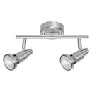 Ledvance LED Deckenleuchte Wandlampe Spot Silber 2 x 2,6W...