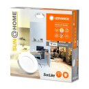 Ledvance LED Smart+ Deckenleuchte Sun@Home Circular Silber Ø45cm 18,5W 1400lm 2200K-5000K Dimmbar App Google Alexa WiFi