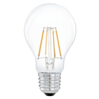 Eglo LED Filament A60 Birne 4W = 32W E27 klar 350lm warmweiß 2700K