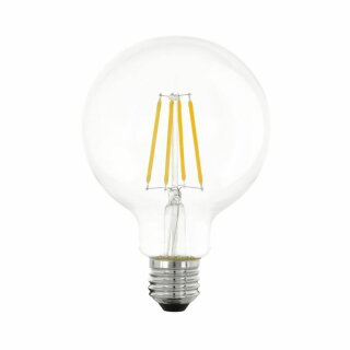 Eglo LED Filament G95 Globe 7,3W = 60W E27 klar 806lm warmweiß 2700K 3-Step-Schalter-Dimmbar
