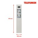 Telefunken LED Möbelunterbauleuchte Aluminium 3 x 2,5W 180lm neutralweiß 4000K mit Sensor