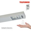 Telefunken LED Möbelunterbauleuchte Aluminium 3 x 2,5W 180lm neutralweiß 4000K mit Sensor