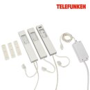 Telefunken LED Möbelunterbauleuchte Aluminium 3 x 2,5W 180lm neutralweiß 4000K mit Sensor