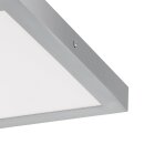 Eglo LED Aufbauleuchte Fueva 1 Silber 40x40cm 21W 2300lm...