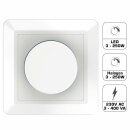 Universaldimmer Weiß für LED 3-250W und Halogen 3-400W