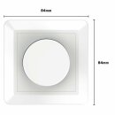 Universaldimmer Weiß für LED 3-250W und Halogen 3-400W